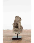 Chinese Qing Dynasty 19th Century Hand-Carved Foo Dog Sculpture Mounted on Base-4. Asian & Chinese Furniture, Art, Antiques, Vintage Home Décor for sale at FEA Home