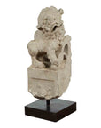 Chinese Qing Dynasty Mid 19th Century Hand-Carved Foo Dog Temple Decoration-1. Asian & Chinese Furniture, Art, Antiques, Vintage Home Décor for sale at FEA Home