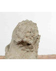 Chinese Qing Dynasty Mid 19th Century Hand-Carved Foo Dog Temple Decoration-5. Asian & Chinese Furniture, Art, Antiques, Vintage Home Décor for sale at FEA Home