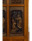 Chinese 19th Century Dowry Chest with Fretwork and Carved Gilt Characters-13. Asian & Chinese Furniture, Art, Antiques, Vintage Home Décor for sale at FEA Home