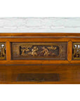 Chinese 19th Century Dowry Chest with Fretwork and Carved Gilt Characters-7. Asian & Chinese Furniture, Art, Antiques, Vintage Home Décor for sale at FEA Home