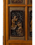 Chinese 19th Century Dowry Chest with Fretwork and Carved Gilt Characters-10. Asian & Chinese Furniture, Art, Antiques, Vintage Home Décor for sale at FEA Home
