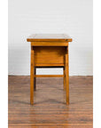 Chinese 19th Century Qing Dynasty Elm Table with Carved Spandrels and Drawers-9. Asian & Chinese Furniture, Art, Antiques, Vintage Home Décor for sale at FEA Home