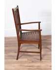 Vintage Dutch Colonial Armchair with Pierced Wood Back Splat, Several Available-7. Asian & Chinese Furniture, Art, Antiques, Vintage Home Décor for sale at FEA Home