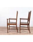 Vintage Dutch Colonial Armchair with Pierced Wood Back Splat, Several Available-8. Asian & Chinese Furniture, Art, Antiques, Vintage Home Décor for sale at FEA Home
