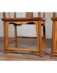 Ming Dynasty Style Wedding Armchairs with Curving Arms and Woven Rattan Seats-10. Asian & Chinese Furniture, Art, Antiques, Vintage Home Décor for sale at FEA Home
