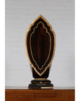 Antique Indonesian Handmade Boat Model on Pedestal with Bone Inlay over Wood-10. Asian & Chinese Furniture, Art, Antiques, Vintage Home Décor for sale at FEA Home