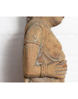 Antique Indian Gujarat Hand Carved Temple Carving Statue Depicting a Woman-7. Asian & Chinese Furniture, Art, Antiques, Vintage Home Décor for sale at FEA Home