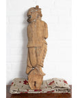 Antique Indian Gujarat Hand Carved Temple Carving Statue Depicting a Woman-11. Asian & Chinese Furniture, Art, Antiques, Vintage Home Décor for sale at FEA Home