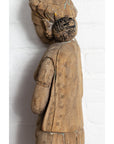 Antique Indian Gujarat Hand Carved Temple Carving Statue Depicting a Woman-14. Asian & Chinese Furniture, Art, Antiques, Vintage Home Décor for sale at FEA Home