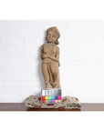 Antique Indian Gujarat Hand Carved Temple Carving Statue Depicting a Woman-3. Asian & Chinese Furniture, Art, Antiques, Vintage Home Décor for sale at FEA Home