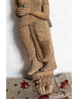 Antique Indian Gujarat Hand Carved Temple Carving Statue Depicting a Woman-8. Asian & Chinese Furniture, Art, Antiques, Vintage Home Décor for sale at FEA Home