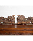 Pair of Chinese 19th Century Hand Carved and Painted Temple Guardian Lions-2. Asian & Chinese Furniture, Art, Antiques, Vintage Home Décor for sale at FEA Home