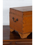 Antique Indonesian Wooden Blanket Chest with Inner Red and Black Lacquered Decor-7. Asian & Chinese Furniture, Art, Antiques, Vintage Home Décor for sale at FEA Home