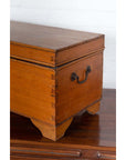 Antique Indonesian Wooden Blanket Chest with Inner Red and Black Lacquered Decor-8. Asian & Chinese Furniture, Art, Antiques, Vintage Home Décor for sale at FEA Home
