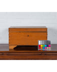 Antique Indonesian Wooden Blanket Chest with Inner Red and Black Lacquered Decor-3. Asian & Chinese Furniture, Art, Antiques, Vintage Home Décor for sale at FEA Home