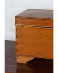 Antique Indonesian Wooden Blanket Chest with Inner Red and Black Lacquered Decor-11. Asian & Chinese Furniture, Art, Antiques, Vintage Home Décor for sale at FEA Home