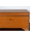Antique Indonesian Wooden Blanket Chest with Inner Red and Black Lacquered Decor-12. Asian & Chinese Furniture, Art, Antiques, Vintage Home Décor for sale at FEA Home