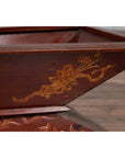 Vintage Burmese Prayer Book Holder with Unusual Shape and Carved Pedestal Base-9. Asian & Chinese Furniture, Art, Antiques, Vintage Home Décor for sale at FEA Home