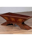 Vintage Burmese Prayer Book Holder with Unusual Shape and Carved Pedestal Base-2. Asian & Chinese Furniture, Art, Antiques, Vintage Home Décor for sale at FEA Home