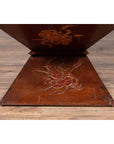 Vintage Burmese Prayer Book Holder with Unusual Shape and Carved Pedestal Base-17. Asian & Chinese Furniture, Art, Antiques, Vintage Home Décor for sale at FEA Home