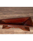 Vintage Burmese Prayer Book Holder with Unusual Shape and Carved Pedestal Base-5. Asian & Chinese Furniture, Art, Antiques, Vintage Home Décor for sale at FEA Home