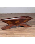 Vintage Burmese Prayer Book Holder with Unusual Shape and Carved Pedestal Base-6. Asian & Chinese Furniture, Art, Antiques, Vintage Home Décor for sale at FEA Home