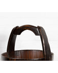 19th Century Southern Chinese Wooden Bucket with Large Handle and Metal Accents-5. Asian & Chinese Furniture, Art, Antiques, Vintage Home Décor for sale at FEA Home
