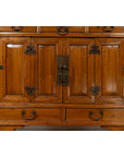 Large Chinese Qing Dynasty Style Wooden Cabinet with Paneled Doors and Drawers-14. Asian & Chinese Furniture, Art, Antiques, Vintage Home Décor for sale at FEA Home