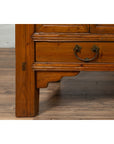 Large Chinese Qing Dynasty Style Wooden Cabinet with Paneled Doors and Drawers-15. Asian & Chinese Furniture, Art, Antiques, Vintage Home Décor for sale at FEA Home