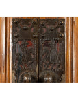 Large Chinese Qing Dynasty Style Wooden Cabinet with Paneled Doors and Drawers-7. Asian & Chinese Furniture, Art, Antiques, Vintage Home Décor for sale at FEA Home