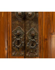 Large Chinese Qing Dynasty Style Wooden Cabinet with Paneled Doors and Drawers-8. Asian & Chinese Furniture, Art, Antiques, Vintage Home Décor for sale at FEA Home