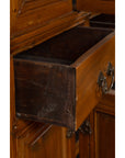 Large Chinese Qing Dynasty Style Wooden Cabinet with Paneled Doors and Drawers-5. Asian & Chinese Furniture, Art, Antiques, Vintage Home Décor for sale at FEA Home