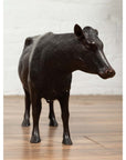 Contemporary Lost Wax Cast Bronze Custom Design Sculpture of a Holstein Cow-7. Asian & Chinese Furniture, Art, Antiques, Vintage Home Décor for sale at FEA Home