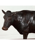 Contemporary Lost Wax Cast Bronze Custom Design Sculpture of a Holstein Cow-10. Asian & Chinese Furniture, Art, Antiques, Vintage Home Décor for sale at FEA Home