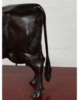 Contemporary Lost Wax Cast Bronze Custom Design Sculpture of a Holstein Cow-13. Asian & Chinese Furniture, Art, Antiques, Vintage Home Décor for sale at FEA Home