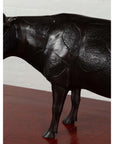 Contemporary Lost Wax Cast Bronze Custom Design Sculpture of a Holstein Cow-14. Asian & Chinese Furniture, Art, Antiques, Vintage Home Décor for sale at FEA Home