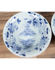 Pair of Blue & White Porcelain Basins with Floral Motifs-11. Asian & Chinese Furniture, Art, Antiques, Vintage Home Décor for sale at FEA Home