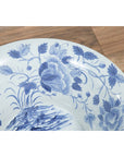 Pair of Blue & White Porcelain Basins with Floral Motifs-8. Asian & Chinese Furniture, Art, Antiques, Vintage Home Décor for sale at FEA Home