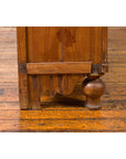 Dutch Colonial 19th Century Teak Wood Cabinet with Carved Panels and Shelves-13. Asian & Chinese Furniture, Art, Antiques, Vintage Home Décor for sale at FEA Home
