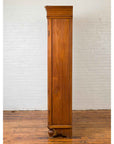 Dutch Colonial 19th Century Teak Wood Cabinet with Carved Panels and Shelves-6. Asian & Chinese Furniture, Art, Antiques, Vintage Home Décor for sale at FEA Home