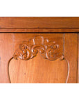 Dutch Colonial 19th Century Teak Wood Cabinet with Carved Panels and Shelves-9. Asian & Chinese Furniture, Art, Antiques, Vintage Home Décor for sale at FEA Home
