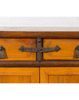 Chinese Antique Elm Two-Toned Cabinet with Cut Bronze Hardware and Yellow Patina-8. Asian & Chinese Furniture, Art, Antiques, Vintage Home Décor for sale at FEA Home