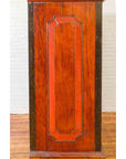 Dutch Colonial Antique Lacquered Wood Cabinet with Glass Doors and Cabriole Legs-10. Asian & Chinese Furniture, Art, Antiques, Vintage Home Décor for sale at FEA Home