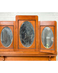 Vintage Woman's Vanity with Mirrored Panels, Single Drawer and Lower Shelf-5. Asian & Chinese Furniture, Art, Antiques, Vintage Home Décor for sale at FEA Home