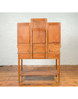 Vintage Woman's Vanity with Mirrored Panels, Single Drawer and Lower Shelf-11. Asian & Chinese Furniture, Art, Antiques, Vintage Home Décor for sale at FEA Home