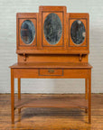 Vintage Woman's Vanity with Mirrored Panels, Single Drawer and Lower Shelf-2. Asian & Chinese Furniture, Art, Antiques, Vintage Home Décor for sale at FEA Home