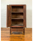 Dutch Colonial 19th Century Cabinet with Polychrome Finish and Carved Sides-14. Asian & Chinese Furniture, Art, Antiques, Vintage Home Décor for sale at FEA Home