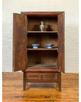 Dutch Colonial 19th Century Cabinet with Polychrome Finish and Carved Sides-3. Asian & Chinese Furniture, Art, Antiques, Vintage Home Décor for sale at FEA Home