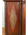 Dutch Colonial 19th Century Cabinet with Polychrome Finish and Carved Sides-8. Asian & Chinese Furniture, Art, Antiques, Vintage Home Décor for sale at FEA Home